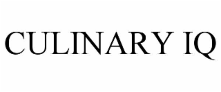 CULINARY IQ