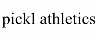 PICKL ATHLETICS