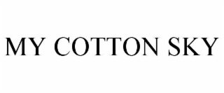 MY COTTON SKY