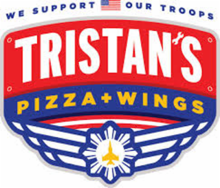 TRISTAN'S . PIZZA+WINGS OUR TROOPS WE SUPPORT