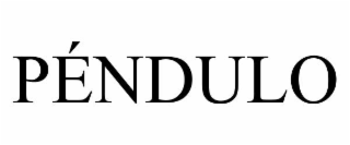 PÉNDULO