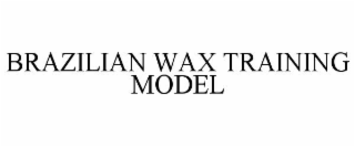 BRAZILIAN WAX TRAINING MODEL