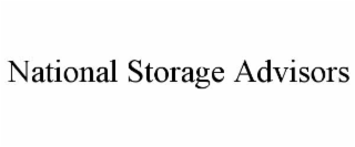 NATIONAL STORAGE ADVISORS