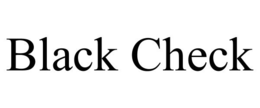 BLACK CHECK