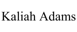 KALIAH ADAMS