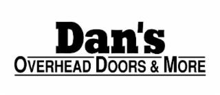 DAN'S OVERHEAD DOORS & MORE