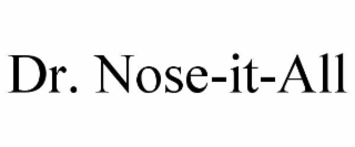 DR. NOSE-IT-ALL