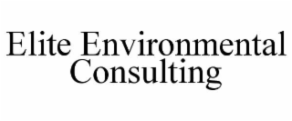 ELITE ENVIRONMENTAL CONSULTING