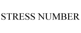 STRESS NUMBER
