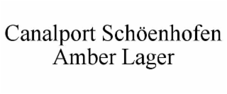 CANALPORT SCHÖENHOFEN AMBER LAGER