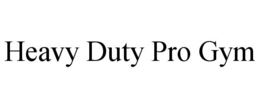 HEAVY DUTY PRO GYM