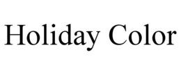 HOLIDAY COLOR