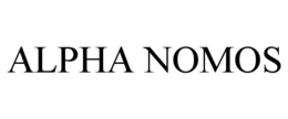 ALPHA NOMOS