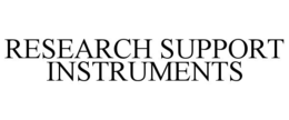 RESEARCH SUPPORT INSTRUMENTS