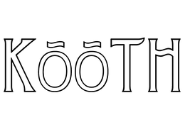 THE TERM KOOTH WITH ACCENT SYMBOLS OVER THE OS