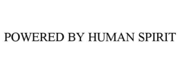 POWERED BY HUMAN SPIRIT