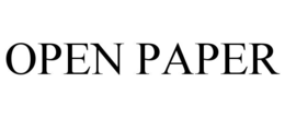 OPEN PAPER
