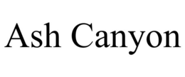 ASH CANYON