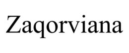 ZAQORVIANA