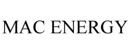 MAC ENERGY