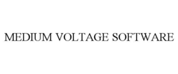 MEDIUM VOLTAGE SOFTWARE