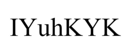IYUHKYK