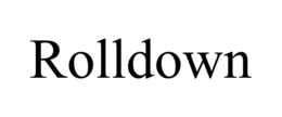 ROLLDOWN