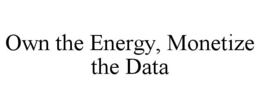 OWN THE ENERGY, MONETIZE THE DATA