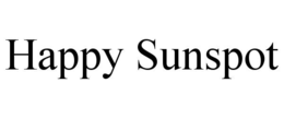 HAPPY SUNSPOT
