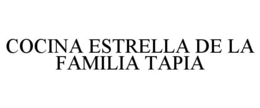 COCINA ESTRELLA DE LA FAMILIA TAPIA