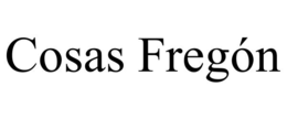 COSAS FREGÓN