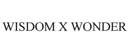 WISDOM X WONDER