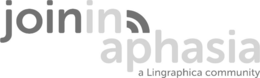 JOININ APHASIA A LINGRAPHICA COMMUNITY