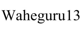 WAHEGURU13