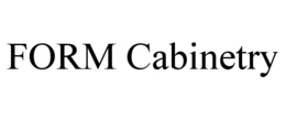 FORM CABINETRY