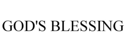 GOD'S BLESSING