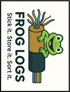 FROG LOGS STICK IT. STORE IT. SORT IT.