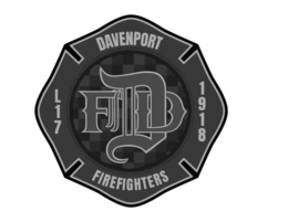 1918 DAVENPORT FIREFIGHTERS L17 F D D