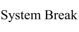 SYSTEM BREAK
