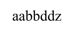 AABBDDZ