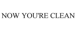 NOW YOU'RE CLEAN