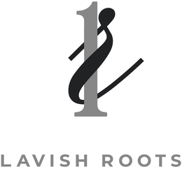 LOWER CASE "L" AND "R"  "LAVISH ROOTS" IS NOT AN ELEMENT OF THE MARK