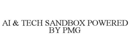 AI & TECH SANDBOX POWERED BY PMG