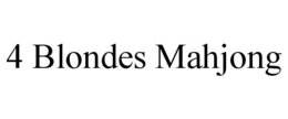 4 BLONDES MAHJONG