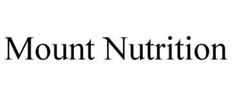 MOUNT NUTRITION