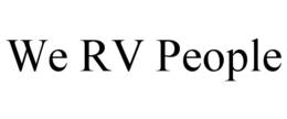 WE RV PEOPLE
