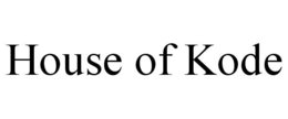 HOUSE OF KODE