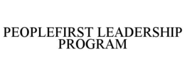 PEOPLEFIRST LEADERSHIP PROGRAM
