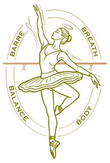 THE MARK CONSISTS OF A STYLIZED LINE DRAWING OF A BALLET DANCER STANDING EN POINTE WITH ONE LEG RAISED AND ARMS EXTENDED. A HORIZONTAL BALLET BARRE PASSES BEHIND THE DANCER AT WAIST LEVEL. THE DANCER IS POSITIONED WITHIN TWO CONCENTRIC CIRCULAR LINES. THE WORDING “BARRE”, “BREATH”, “BALANCE”, AND “BODY” APPEARS AROUND THE CIRCULAR DESIGN. THE WORDING “BARRE” APPEARS ON THE LEFT SIDE, “BREATH” ON THE UPPER RIGHT SIDE, “BALANCE” ON THE LOWER LEFT SIDE, AND “BODY” ON THE LOWER RIGHT SIDE OF THE CIRCLE. THE DANCER, CIRCULAR LINES, AND WORDING ARE DEPICTED IN STYLIZED LINE FORM.