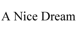 A NICE DREAM
